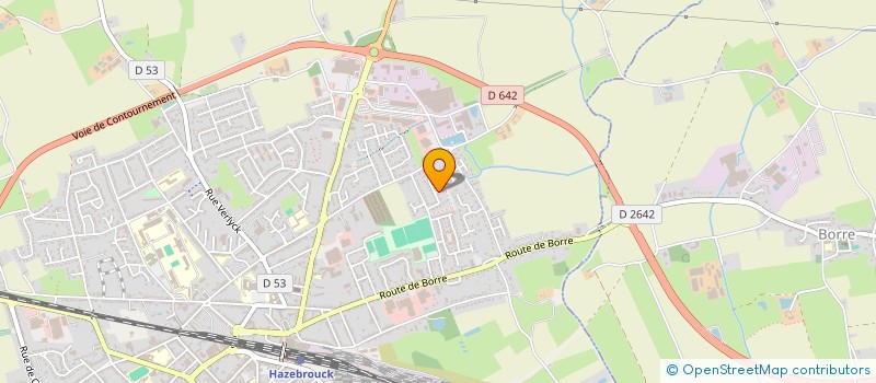 localisation de l'entreprise MONSIEUR TONY HENNEBERT à HAZEBROUCK