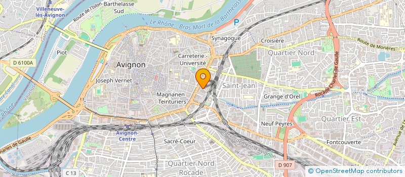 localisation de l'entreprise MONSIEUR TONY HENNEQUEZ  AVIGNON