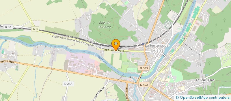 localisation de l'entreprise MONSIEUR TONY HENON à LA FERTE-SOUS-JOUARRE