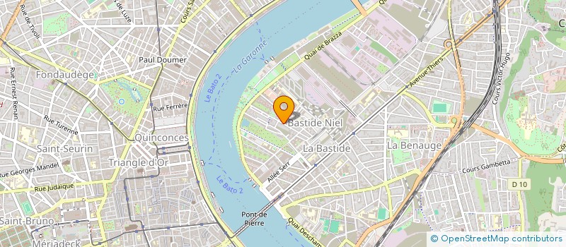 localisation de l'entreprise MONSIEUR TONY HENRY  BORDEAUX