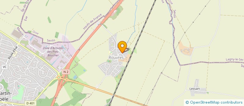 localisation de l'entreprise MONSIEUR TONY HENRY  ROUVRES