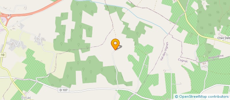 localisation de l'entreprise MONSIEUR TONY HERAUD  ETRIAC