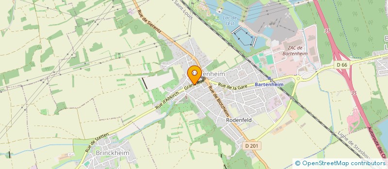 localisation de l'entreprise MONSIEUR TONY HERICOURT  BARTENHEIM