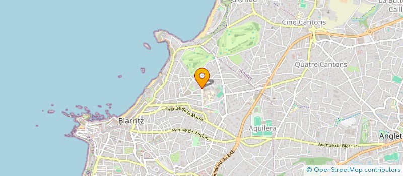 localisation de l'entreprise MONSIEUR TONY HIRIARTE à BIARRITZ