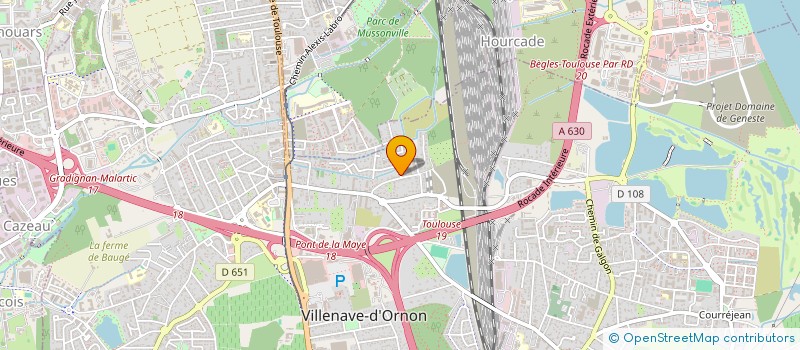 localisation de l'entreprise MONSIEUR TONY HOFFMANN  VILLENAVE-D'ORNON