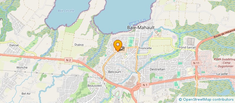 localisation de l'entreprise MONSIEUR TONY HOGUEL SIPHAR  BAIE-MAHAULT