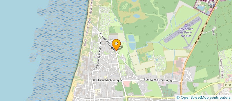 localisation de l'entreprise MONSIEUR TONY HULOT  BERCK