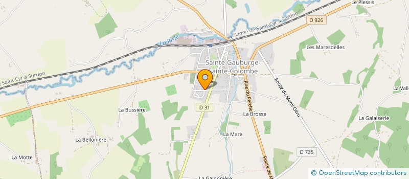 localisation de l'entreprise MONSIEUR TONY HUNAULT à SAINTE-GAUBURGE-SAINTE-COLOMBE