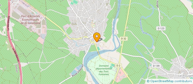 localisation de l'entreprise MONSIEUR TONY HURIN  CANET