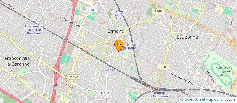 localisation de l'entreprise MONSIEUR TONY HUSTON  ERMONT