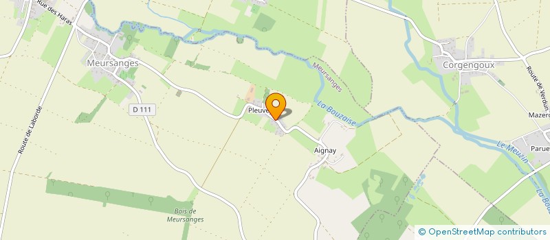 localisation de l'entreprise MONSIEUR TONY INSELIN  MEURSANGES