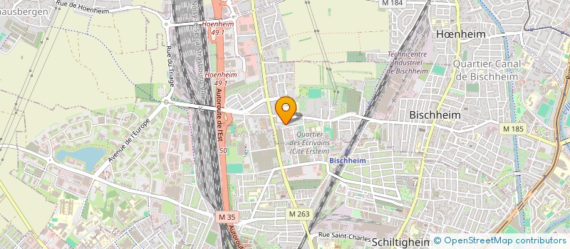 localisation de l'entreprise MONSIEUR TONY IRION  BISCHHEIM