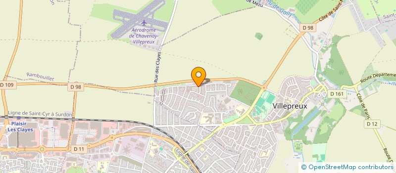 localisation de l'entreprise MONSIEUR TONY JAVONET  VILLEPREUX