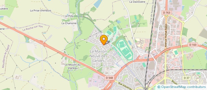 localisation de l'entreprise MONSIEUR TONY JOSSELIN à LA ROCHE-SUR-YON