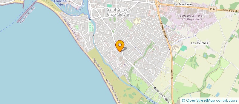 localisation de l'entreprise MONSIEUR TONY JOUANNAIS  SAINT-GILLES-CROIX-DE-VIE