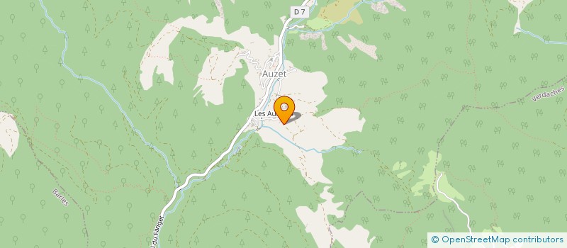 localisation de l'entreprise MONSIEUR TONY JOUBERT  AUZET