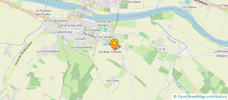 localisation de l'entreprise MONSIEUR TONY JOUVEAU  THENEUIL