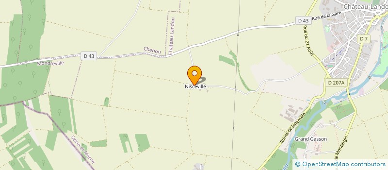 localisation de l'entreprise MONSIEUR TONY JOVET  CHATEAU-LANDON