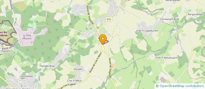 localisation de l'entreprise MONSIEUR TONY JUHEL  PLEUMEUR-BODOU