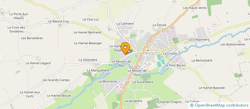 localisation de l'entreprise MONSIEUR TONY KALLIES  PERCY-EN-NORMANDIE