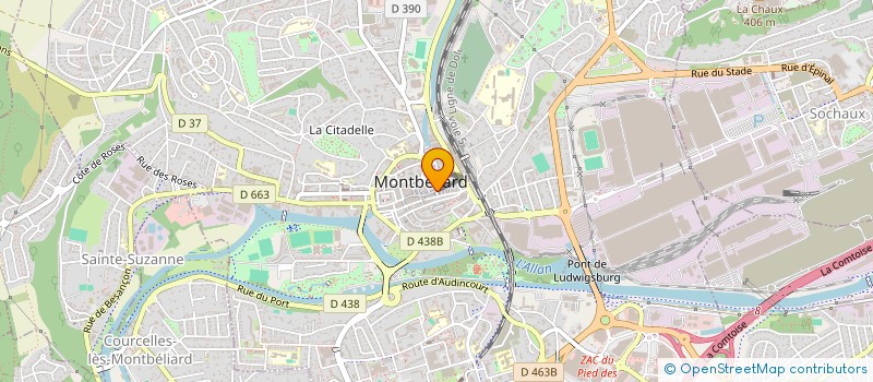 localisation de l'entreprise MONSIEUR TONY KIDIBA MACK  MONTBELIARD