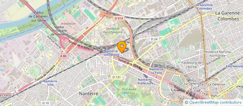 localisation de l'entreprise MONSIEUR TONY KIEKENS  NANTERRE