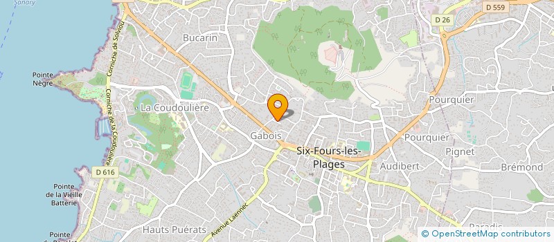 localisation de l'entreprise MONSIEUR TONY LAATIRIS  SIX-FOURS-LES-PLAGES