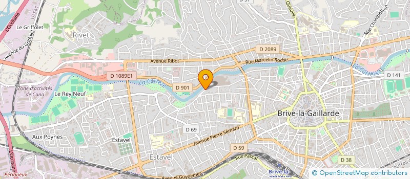 localisation de l'entreprise MONSIEUR TONY LAFLEUR  BRIVE-LA-GAILLARDE