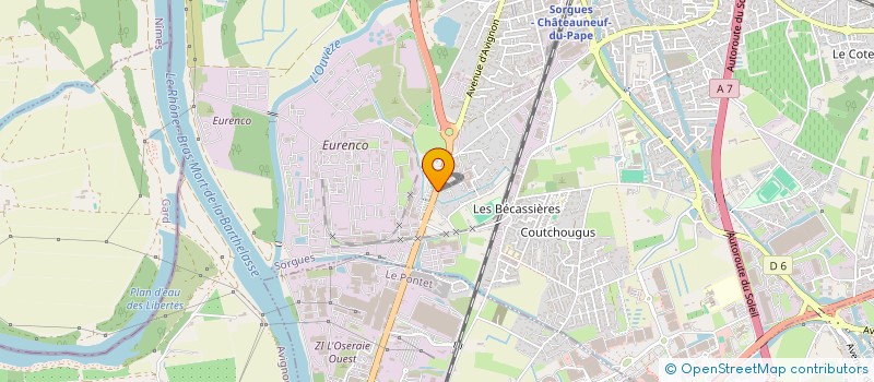 localisation de l'entreprise MONSIEUR TONY LAGRAIN  AVIGNON