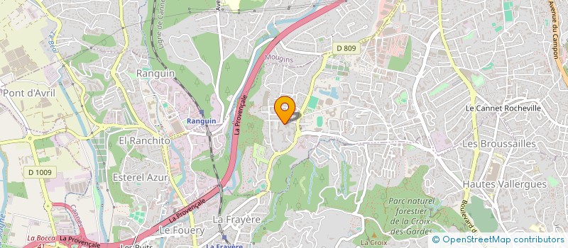 localisation de l'entreprise MONSIEUR TONY LAINE à LE CANNET