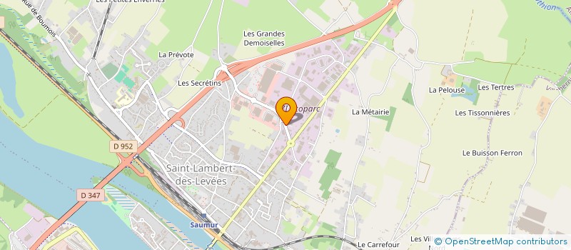 localisation de l'entreprise MONSIEUR TONY LAIRIE  SAUMUR