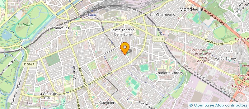 localisation de l'entreprise MONSIEUR TONY LANGLOIS  CAEN