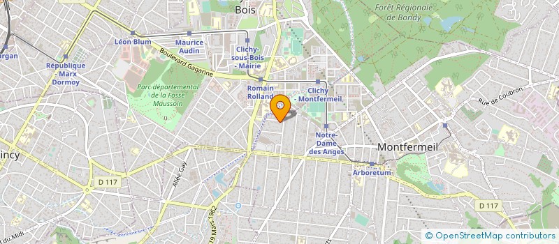 localisation de l'entreprise MONSIEUR TONY LARIVIERE à MONTFERMEIL