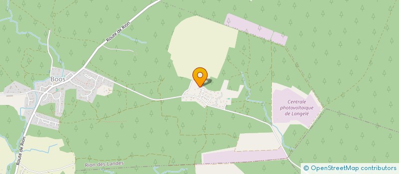 localisation de l'entreprise MONSIEUR TONY LATASTE  RION-DES-LANDES