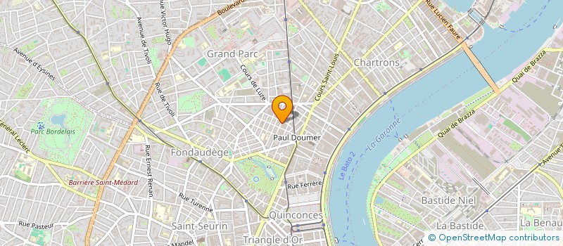 localisation de l'entreprise MONSIEUR TONY LAUNE  BORDEAUX