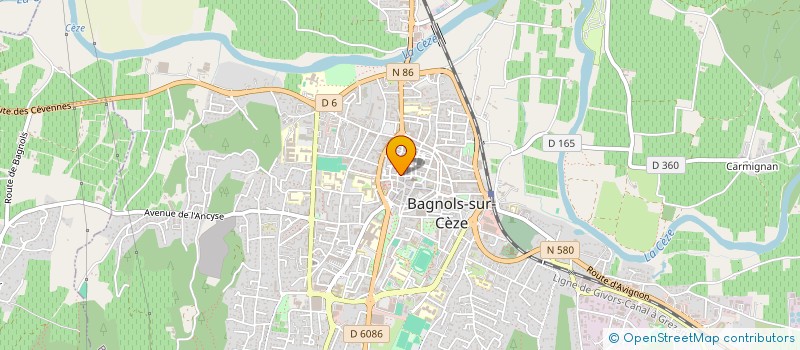 localisation de l'entreprise MONSIEUR TONY LAVAUR  BAGNOLS-SUR-CEZE