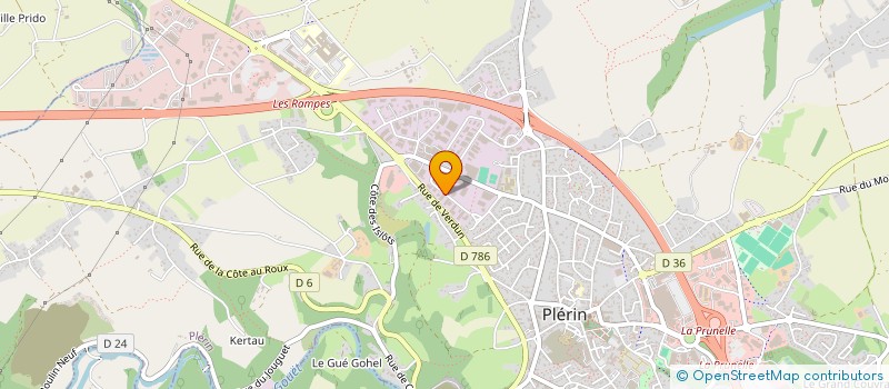 localisation de l'entreprise MONSIEUR TONY LE COQ  PLERIN