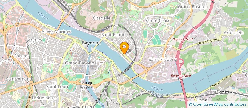 localisation de l'entreprise MONSIEUR TONY LE GUILLY  BAYONNE