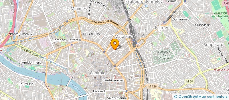 localisation de l'entreprise MONSIEUR TONY LECLET à TOULOUSE