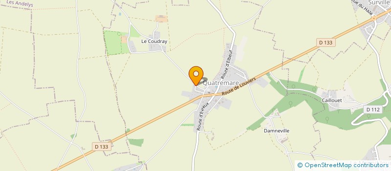 localisation de l'entreprise MONSIEUR TONY LECOQ  QUATREMARE