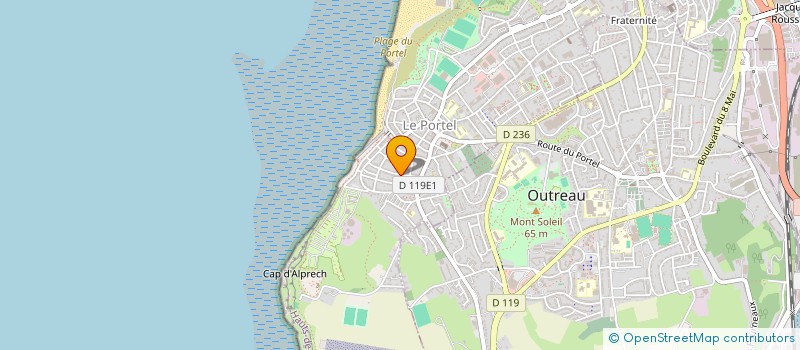 localisation de l'entreprise MONSIEUR TONY LEFEBVRE  LE PORTEL