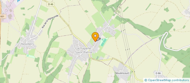 localisation de l'entreprise MONSIEUR TONY LEFEBVRE  LACHAPELLE-SAINT-PIERRE