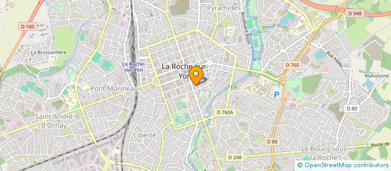 localisation de l'entreprise MONSIEUR TONY LEGEAY à LA ROCHE-SUR-YON
