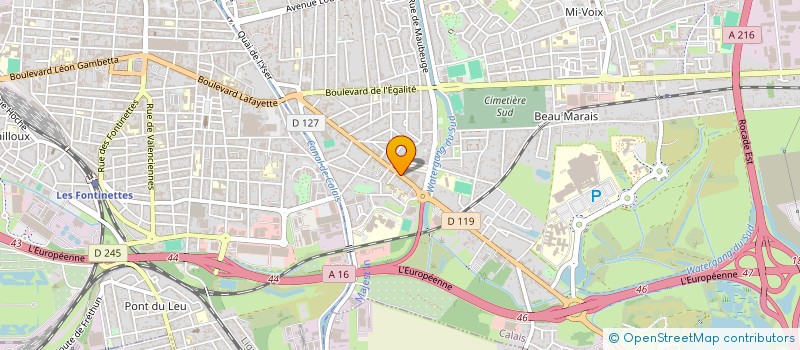 localisation de l'entreprise MONSIEUR TONY LEGROS  CALAIS