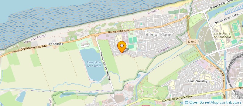 localisation de l'entreprise MONSIEUR TONY LELIEPAULT  SANGATTE