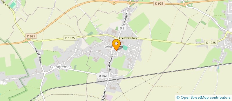 localisation de l'entreprise MONSIEUR TONY LELONG  WOINCOURT