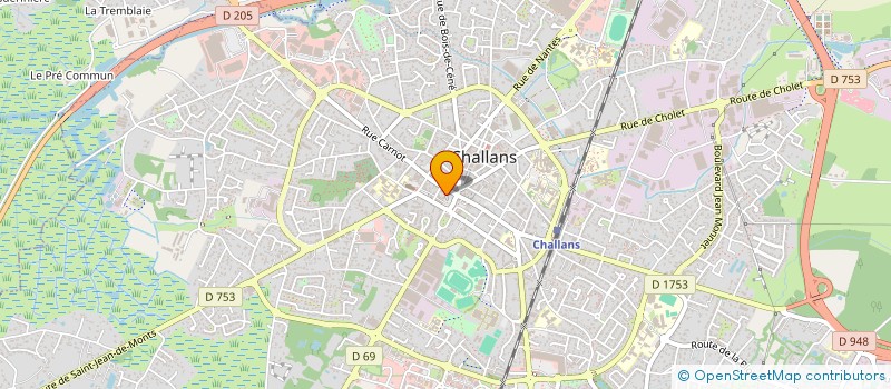 localisation de l'entreprise MONSIEUR TONY LEMAITRE à CHALLANS