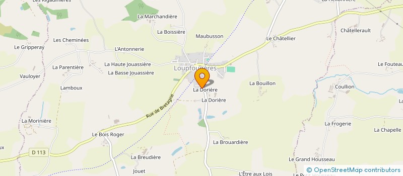 localisation de l'entreprise MONSIEUR TONY LENOBLE  LOUPFOUGERES