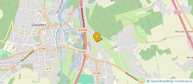 localisation de l'entreprise MONSIEUR TONY LEPASTEUR  LOUVIERS