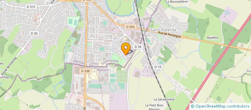 localisation de l'entreprise MONSIEUR TONY LEPINAY à ALENCON